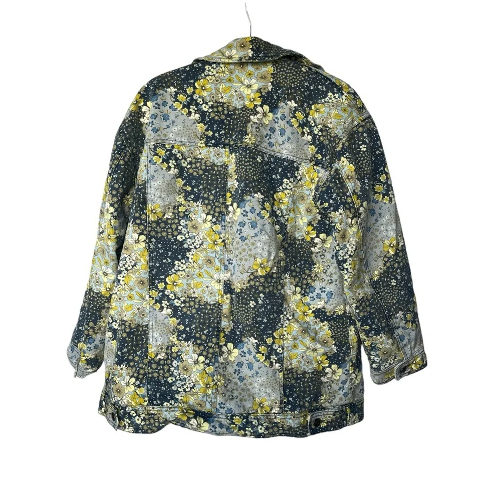 Future Collective‎ Cottagecore Oversized Trucker Denim Jacket